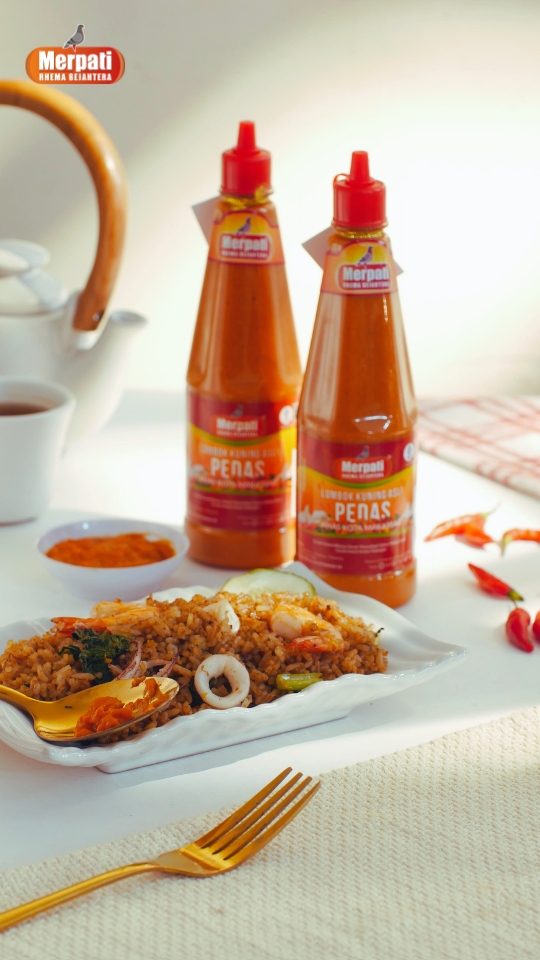 Sambal merpati served with food