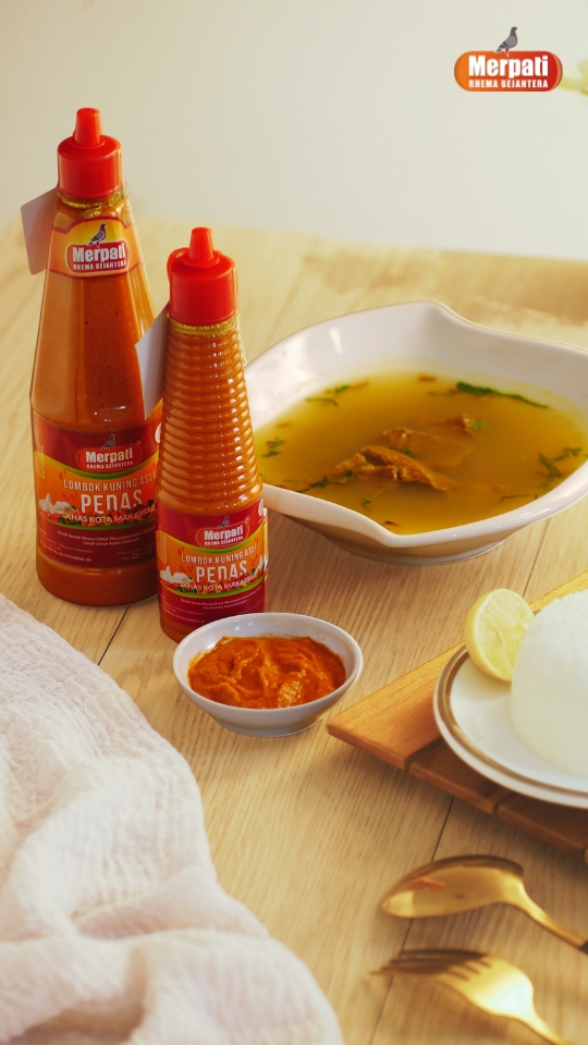 Sambal Merpati served with food